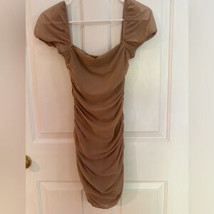 Princess Polly • Nude Tan Dress